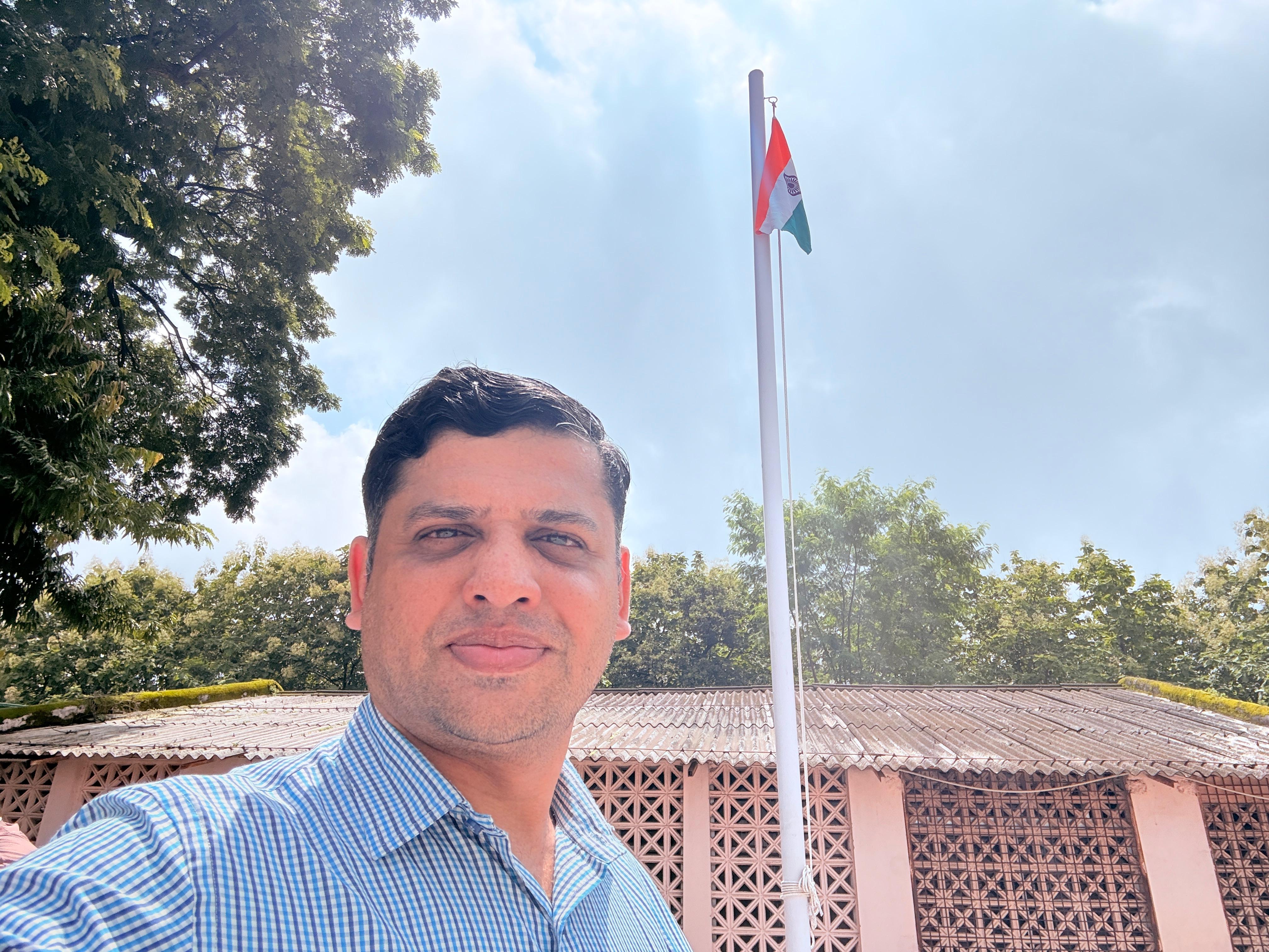 Selfie with Tiranga